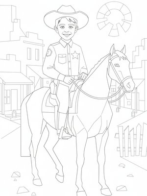 Cubist Painting - B&W