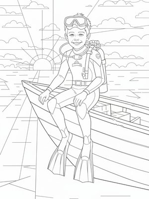 Cubist Painting - B&W