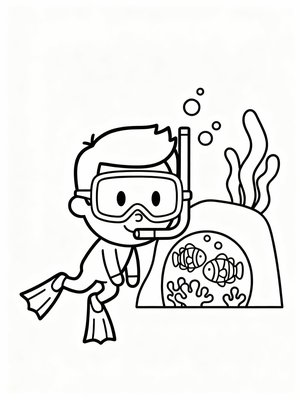 Preschool Simple - B&W