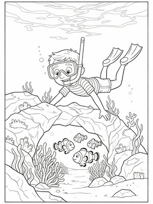 Classic Coloring Book - B&W