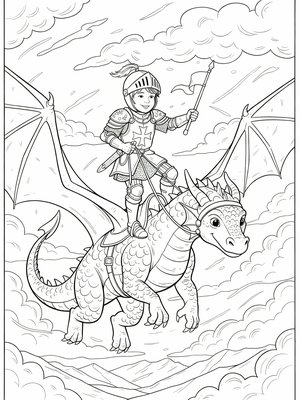 Classic Coloring Book - B&W