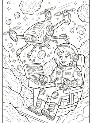 Classic Coloring Book - B&W