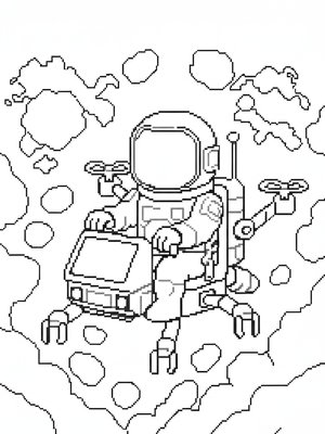 Pixel Art - B&W