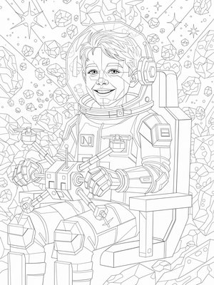 Cubist Painting - B&W