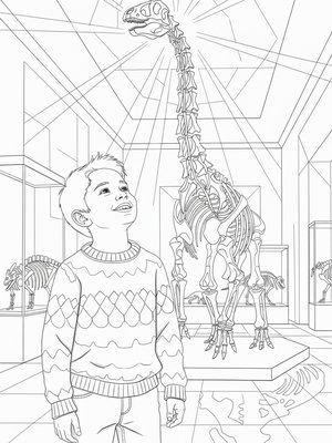 Cubist Painting - B&W