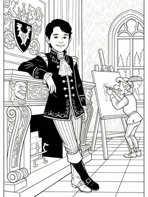 Classic Coloring Book - B&W