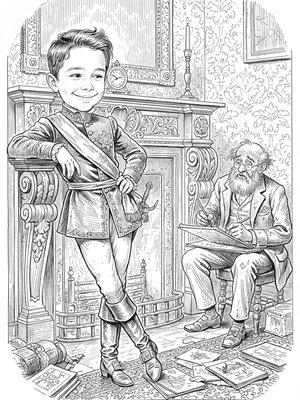 Victorian Illustration - B&W