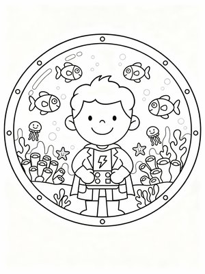 Preschool Simple - B&W