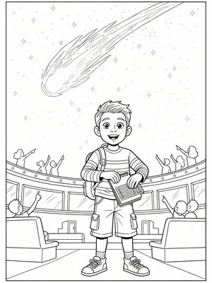 Classic Coloring Book - B&W