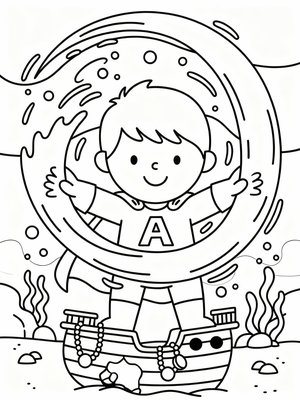 Preschool Simple - B&W