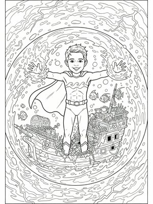 Classic Coloring Book - B&W