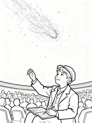 Impressionist Painting - B&W