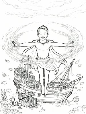 Impressionist Painting - B&W