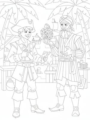 Cubist Painting - B&W