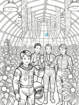 Impressionist Painting - B&W