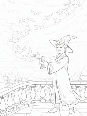 Vintage Storybook - B&W