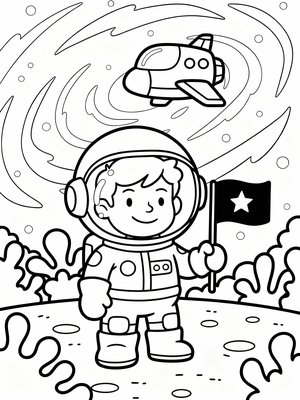 Preschool Simple - B&W