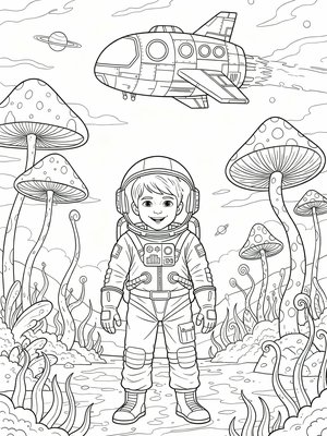 Classic Coloring Book - B&W