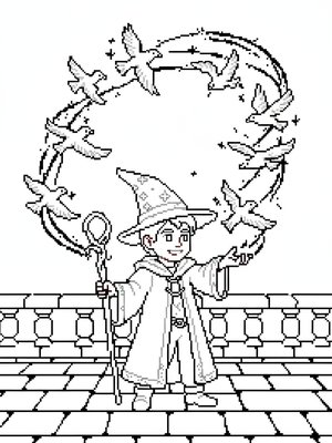 Pixel Art - B&W