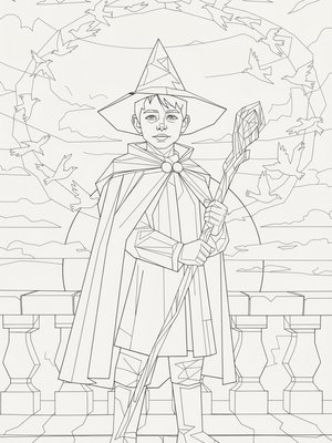 Cubist Painting - B&W