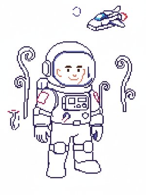 Pixel Art - B&W