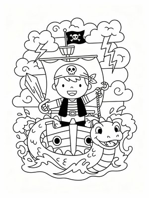 Preschool Simple - B&W