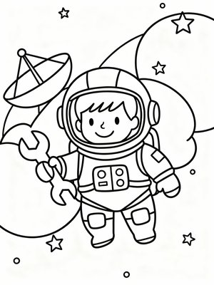 Preschool Simple - B&W