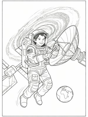 Classic Coloring Book - B&W