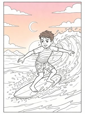 Classic Coloring Book - B&W