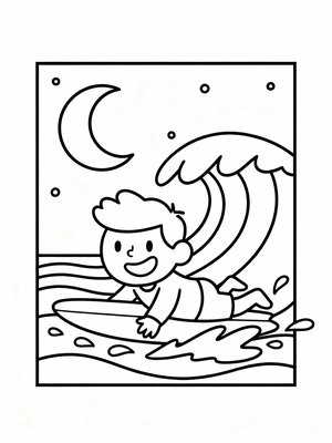 Preschool Simple - B&W