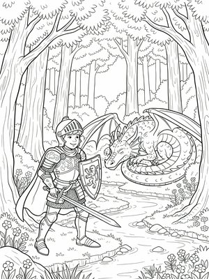 Classic Coloring Book - B&W