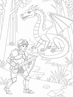 Cubist Painting - B&W