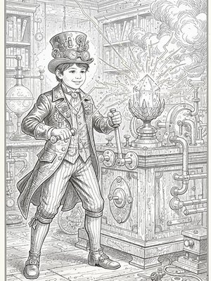 Victorian Illustration - B&W