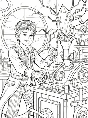 Classic Coloring Book - B&W