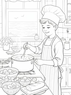 Vintage Storybook - B&W