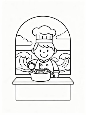 Preschool Simple - B&W