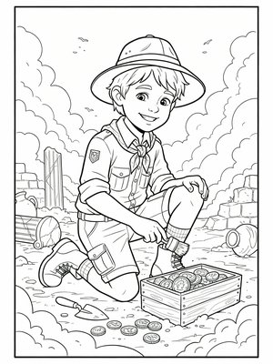 Classic Coloring Book - B&W