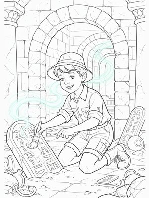 Vintage Storybook - B&W