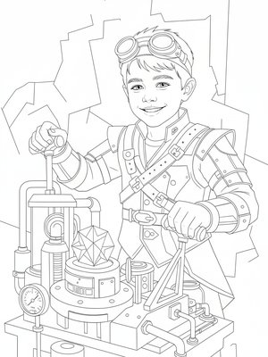 Cubist Painting - B&W