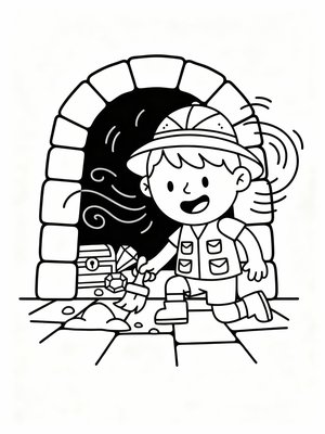 Preschool Simple - B&W