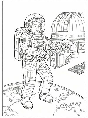 Classic Coloring Book - B&W