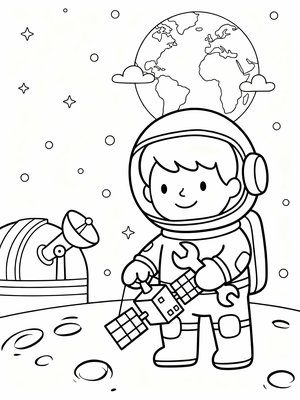 Preschool Simple - B&W