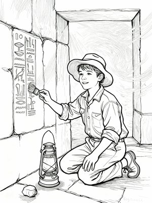 Impressionist Painting - B&W