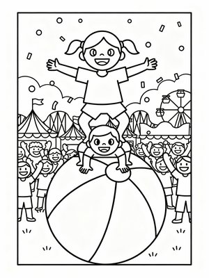 Preschool Simple - B&W