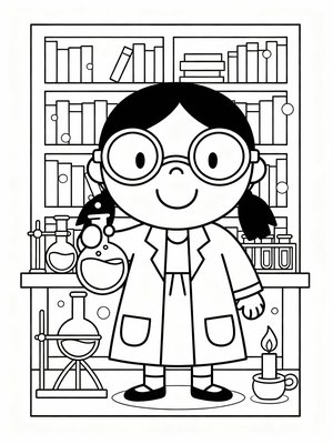 Preschool Simple - B&W