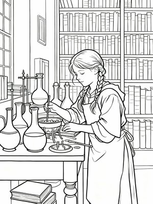 Impressionist Painting - B&W