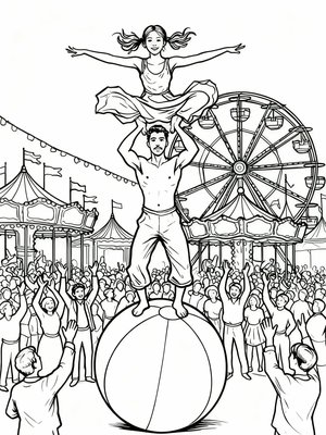 Impressionist Painting - B&W