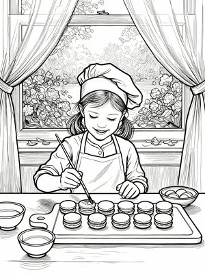 Impressionist Painting - B&W