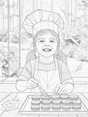 Cubist Painting - B&W