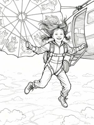 Impressionist Painting - B&W